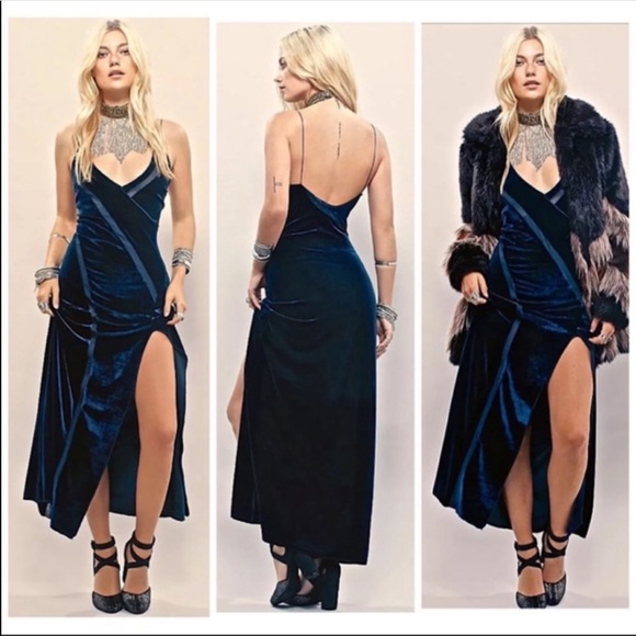 Free People Dresses & Skirts - Large Free People Velvet Dress